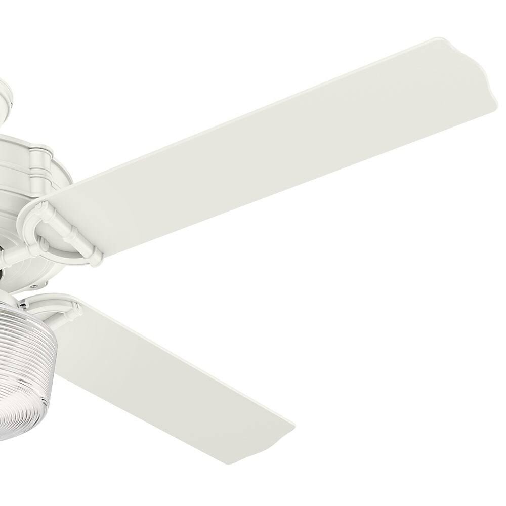 Fresh White Ceiling Fan with Light J282