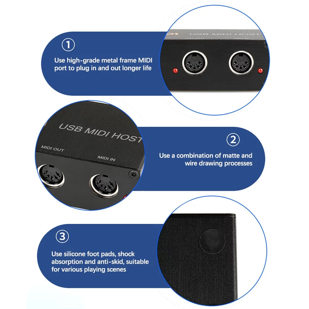 USB to MIDI Host MIDI Interface L20855