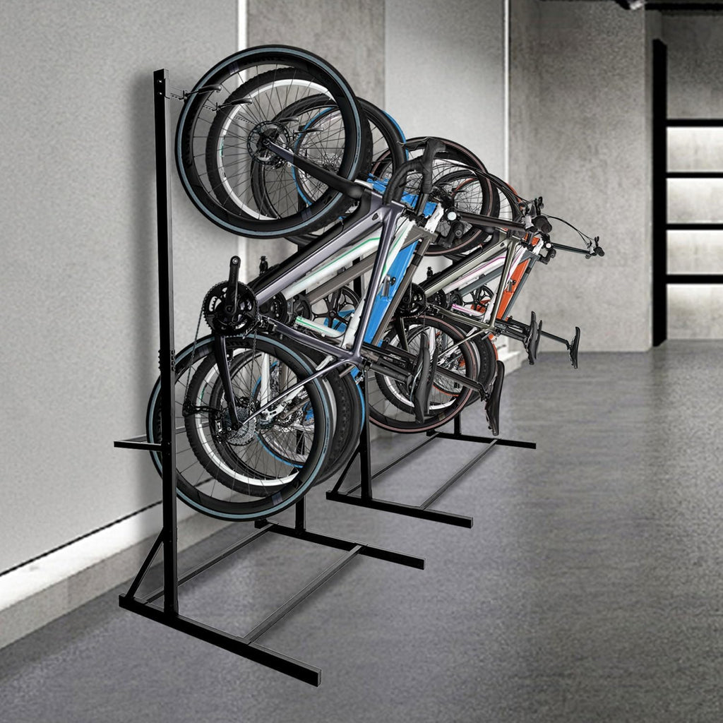 Freestanding Steel Bike Rack for 5 Bikes V7959