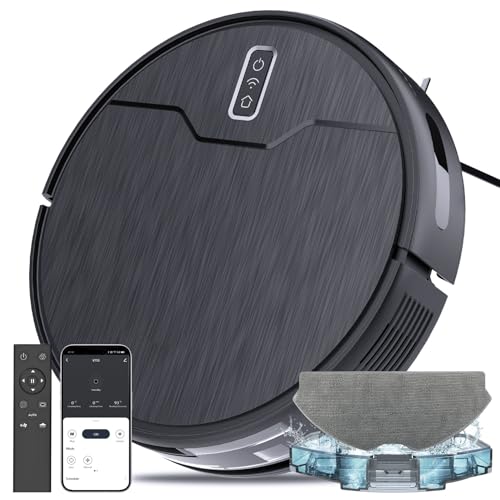 Robot Vacuum and Mop Combo with Large Capacity Dustbin H41957