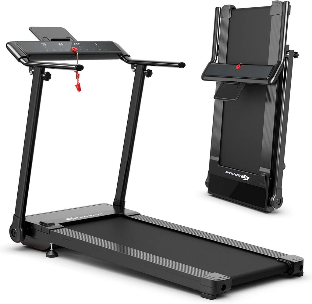 Compact Electric Treadmill with LED Touch Screen I701886