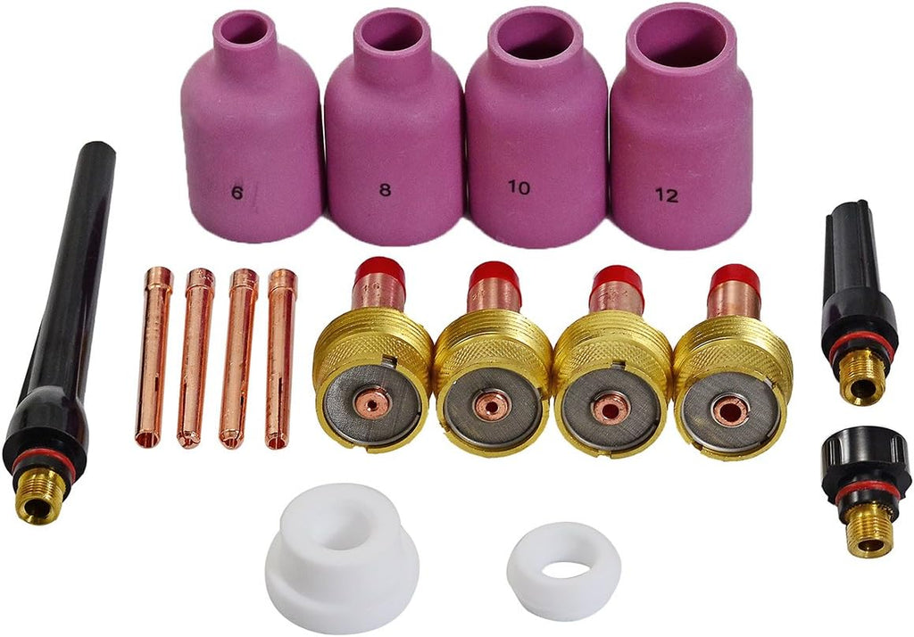 TIG Welding Torch Alumina Nozzle Kit 50pcs F202
