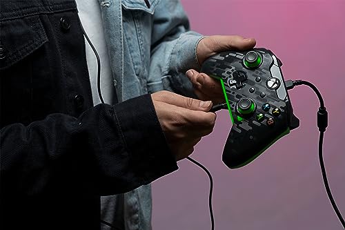 Wired Xbox Game Controller - Dual Vibration Gamepad - Fuse Black/Pink L296
