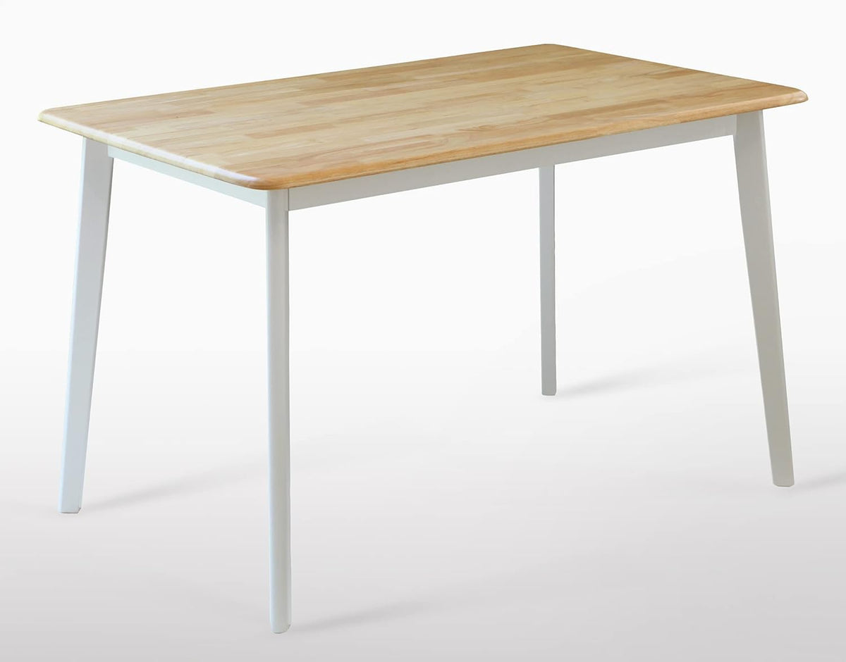 Natural Solid Rubber Wood Dining Table U85920