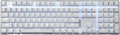 Wired Mechanical Gaming Keyboard Cherry MX Red Switch Backlight 108 Keys Full Size White Case A4106