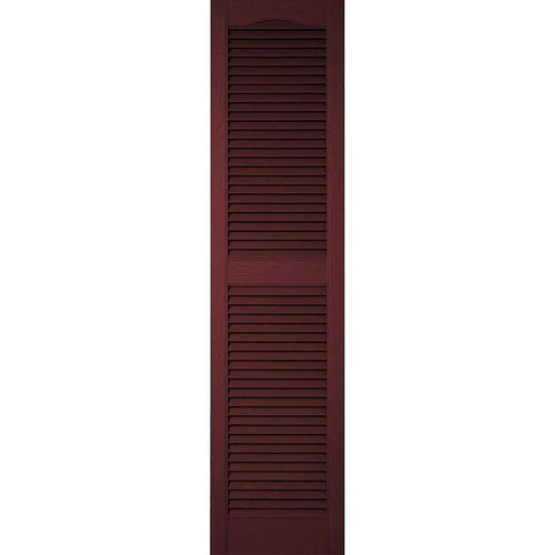 14 1/2 inchw x 94 inchh Vinyl Open Louver Shutters with Shutter-Loks L1634