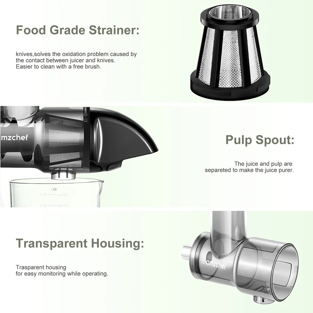 Black Citrus Juicer Attachment for Stand Mixers Z2363
