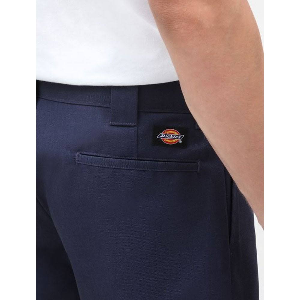 Navy Blue Slim Straight Work Pant C328