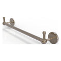 Antique Pewter 18 inch Towel Bar with Integrated Hooks P691