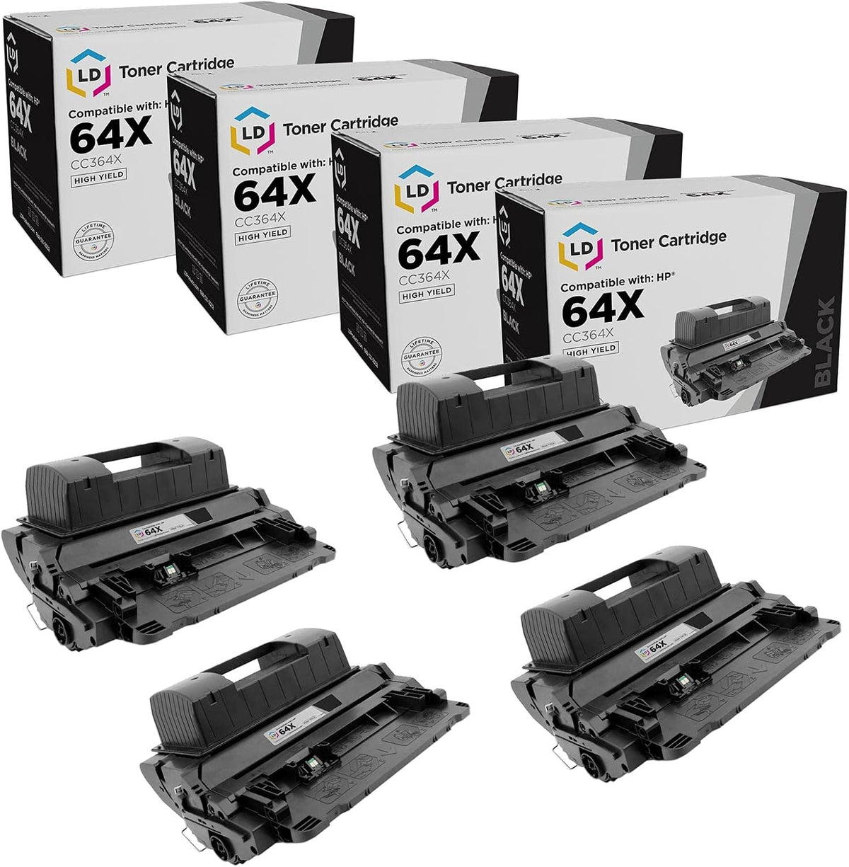 Black High Yield Toner Cartridge 4-Pack I6087
