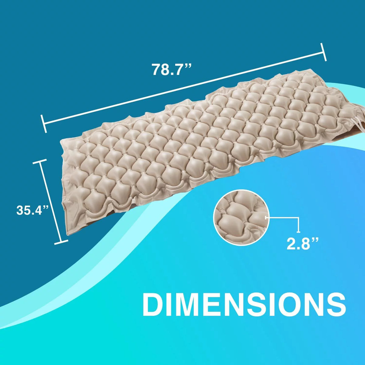 Alternating Air Pressure Mattress Pad with Pump I149296