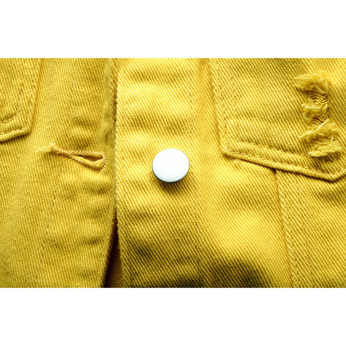 Sleeveless Solid Color Denim Vest P1954