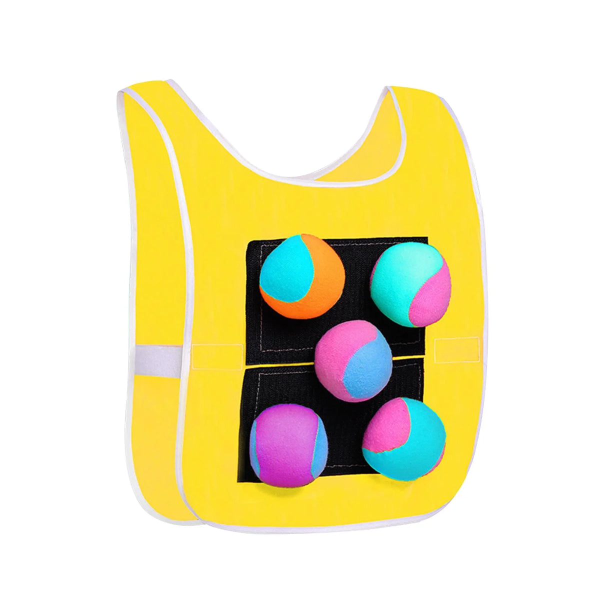 Yellow Sticky Ball Dodgeball Game with Vest E114
