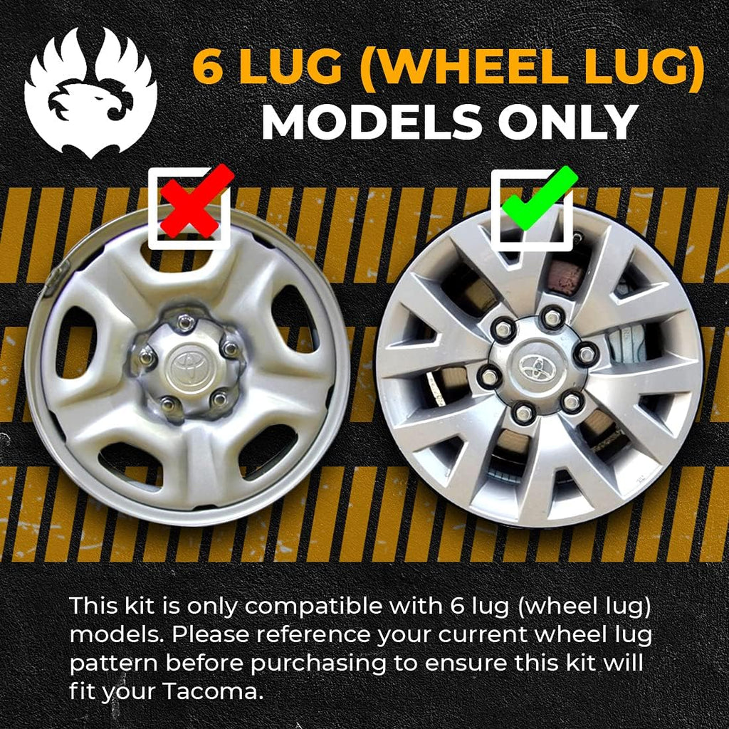 3" Front 2" Rear Leveling Lift Kit for 1995-2004 Toyota Tacoma 4WD With Differential Drop T939