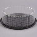 9x22 1-2 Layer Cake Display Container with Clear Dome Lid - 80/Case X39495