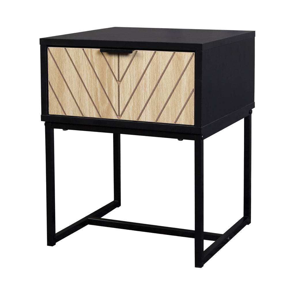 Coastal Modern Console Table with Wood Drawer U576