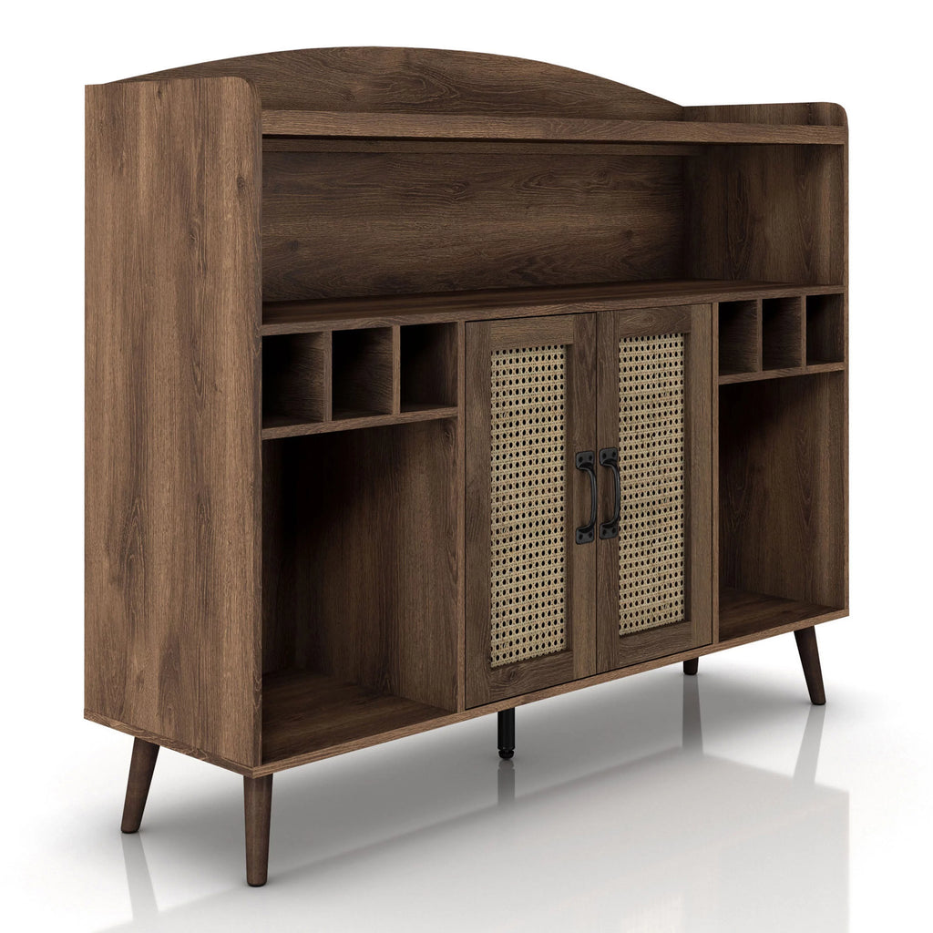 Distressed Walnut Buffet T883