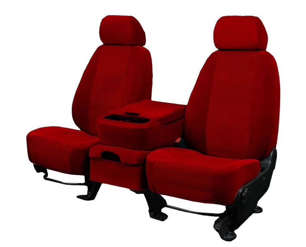 Rear 60/40 Split Back Solid Cushion Velour Seat Covers E757638