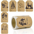 Christmas Gift Tag Stickers 2 x 3 Inch Self-Adhesive 120 Pieces R374136