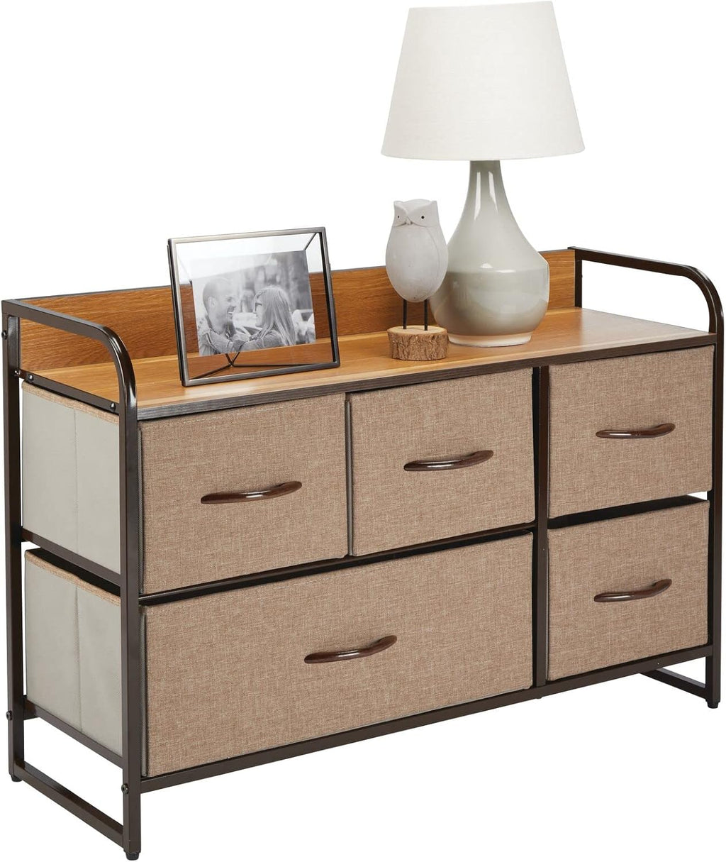 5 Removable Fabric Drawers Storage Dresser X77213