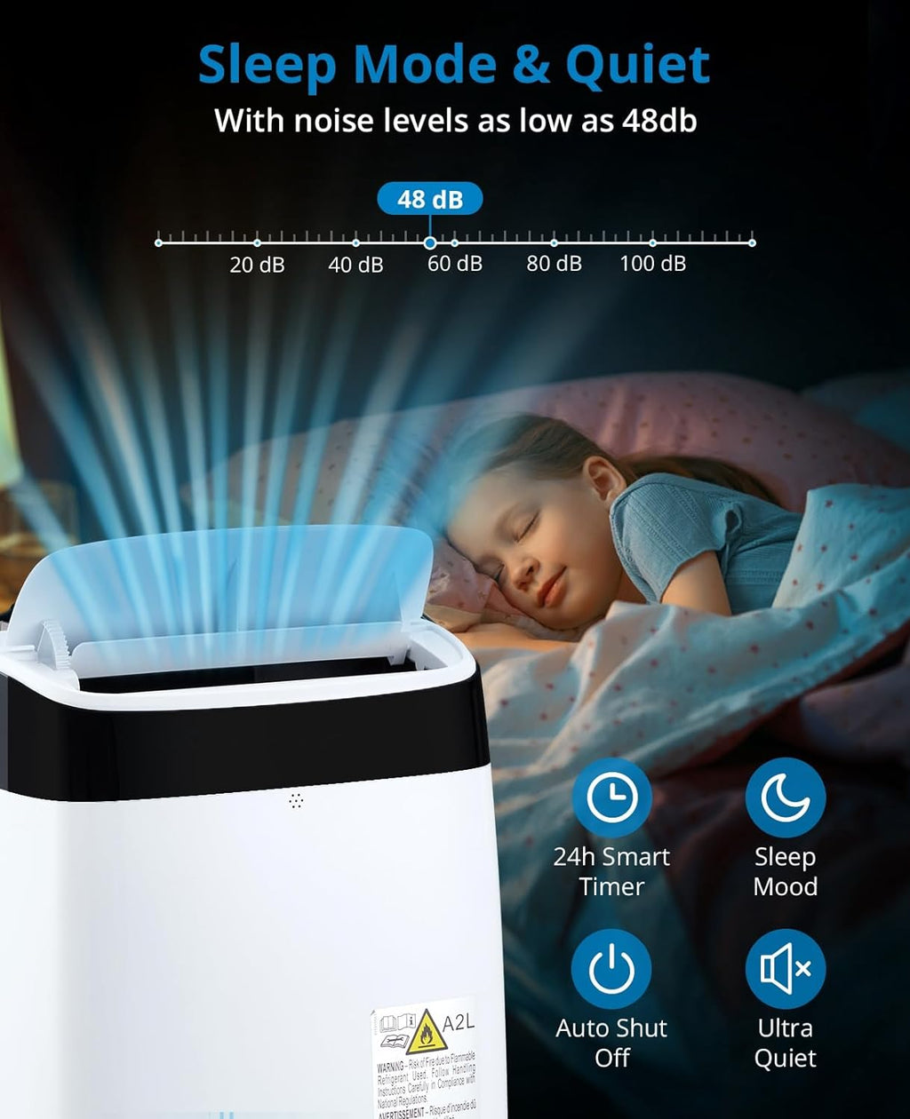 Portable 10000Btu Air Conditioner with Remote Control J953
