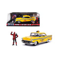 1957 Chevrolet Bel Air Taxi Yellow Diecast Figure N64068