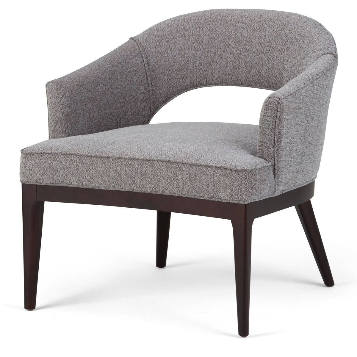 Gray Mid Century Tub Chair C3334