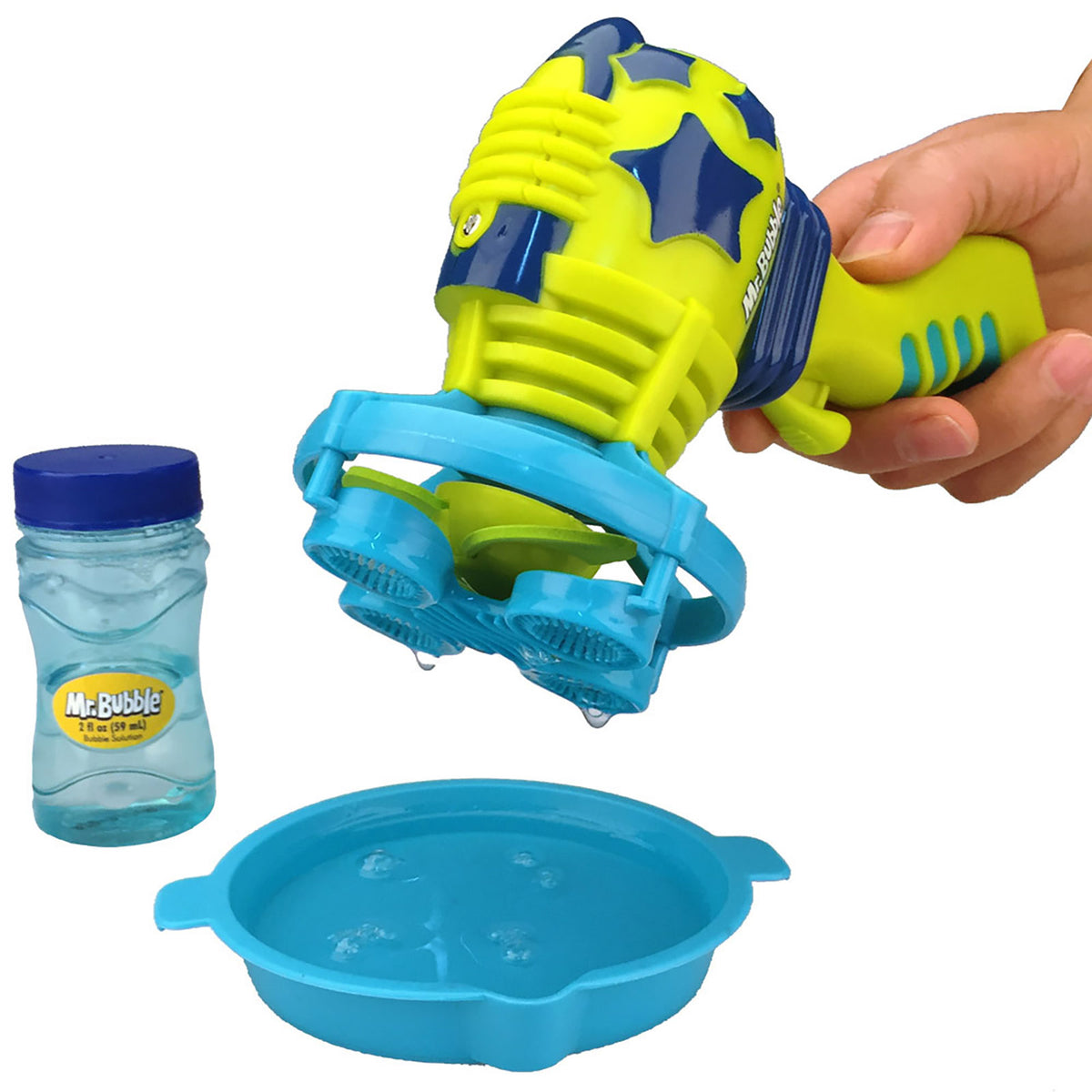 Handheld Bubble Spinner with 2oz. Of Bubbles B53443
