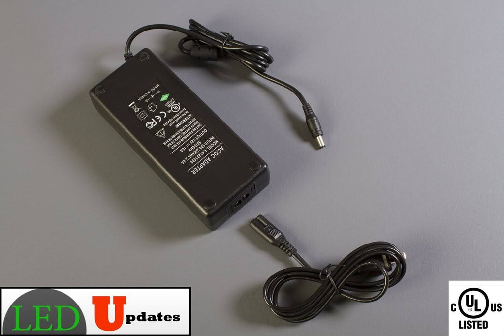 60ft Blue 5630 Injection LED Module with UL 12V AC Power Package P121