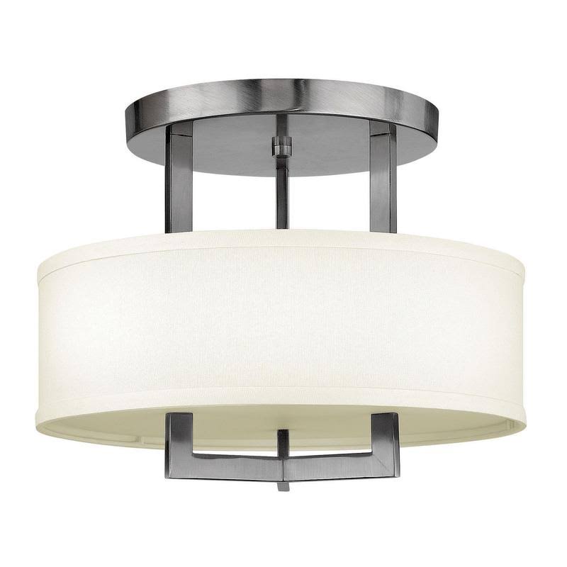 Brushed Bronze Semi Flush Mount Light I861