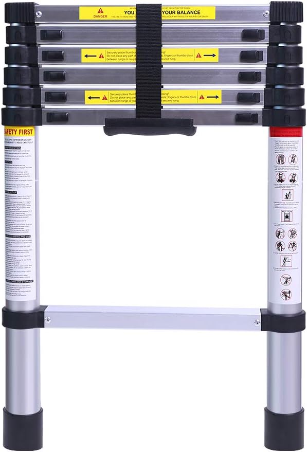 9.5FT Aluminum Telescoping Ladder E17126