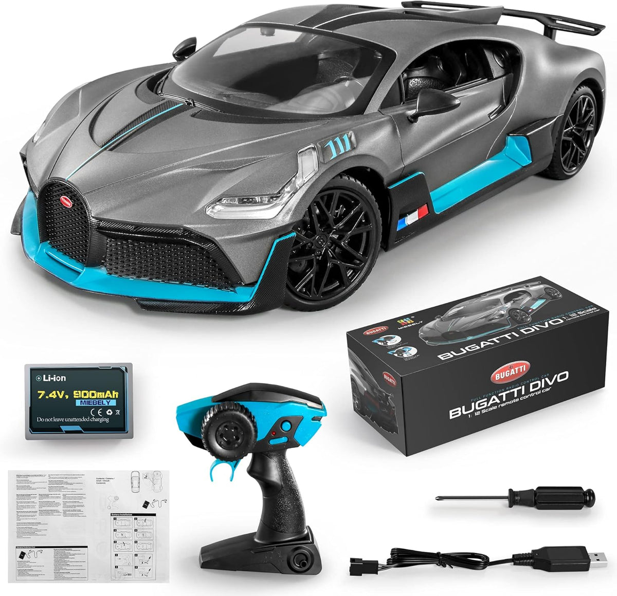 Remote Control Car 1/12 Scale with Lights V741134