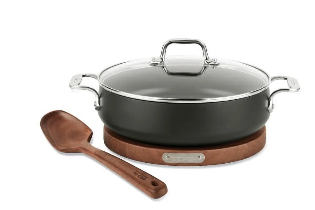 4 quart Hard Anodized Nonstick Cookware with Glass Lid Y39654