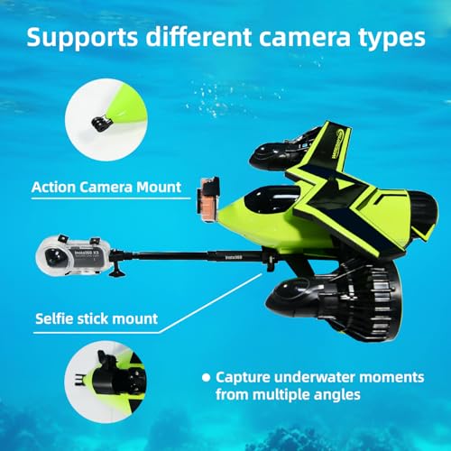 Underwater Scooter Dual Motors 30M Waterproof Red O47152