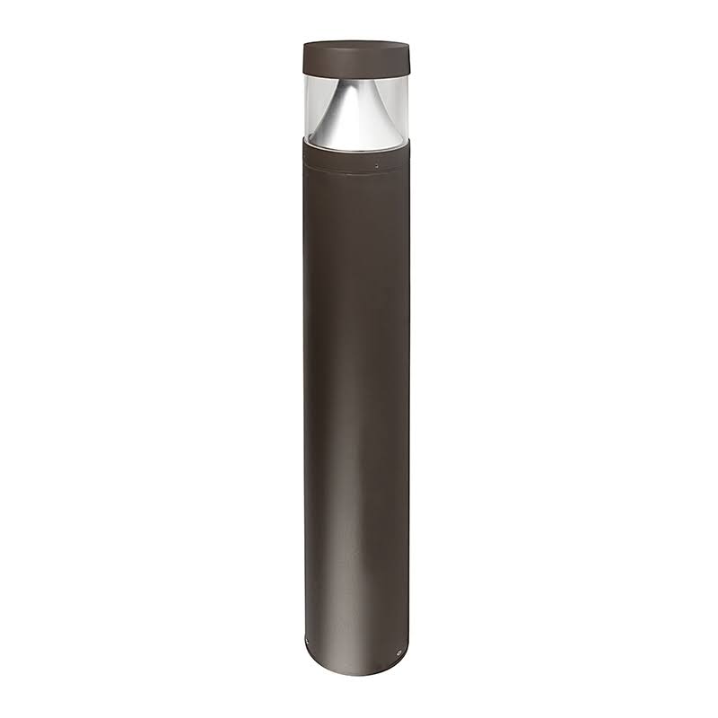 42x22 Round Flat Top Bollard Bronze Finish 22W 2,640 Lumens 3000K/4000K/5000K G5395