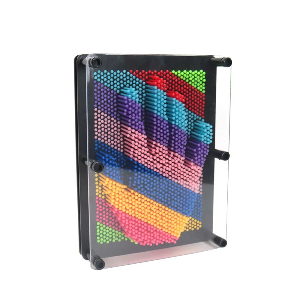 Plastic 3D Pin Art Handprint Toy I25392