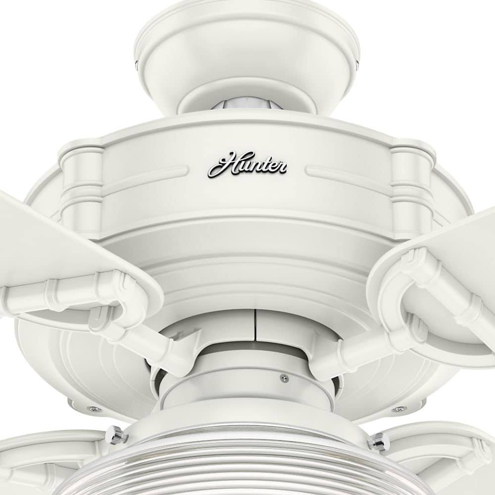 Fresh White Ceiling Fan with Light J282