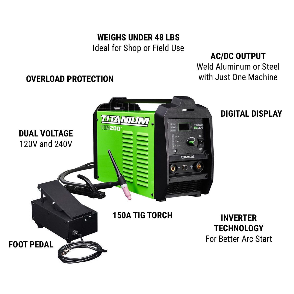 TIG Welder with 120/240V Input G67159