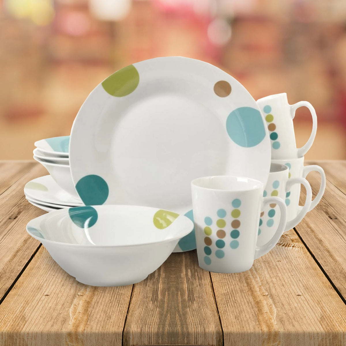 12 Pc Dinnerware Set M8204