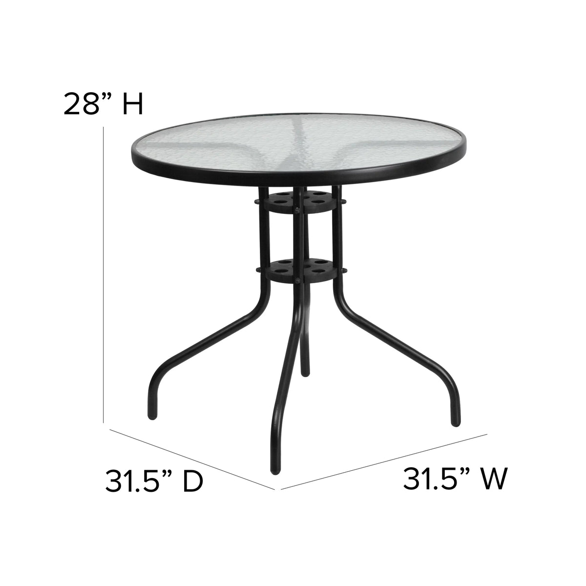 5 Piece Outdoor Patio Dining Set with 4 Brown Stack Chairs Z949649