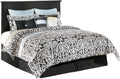 Rustic Farmhouse Panel Headboard King/California Black F327272
