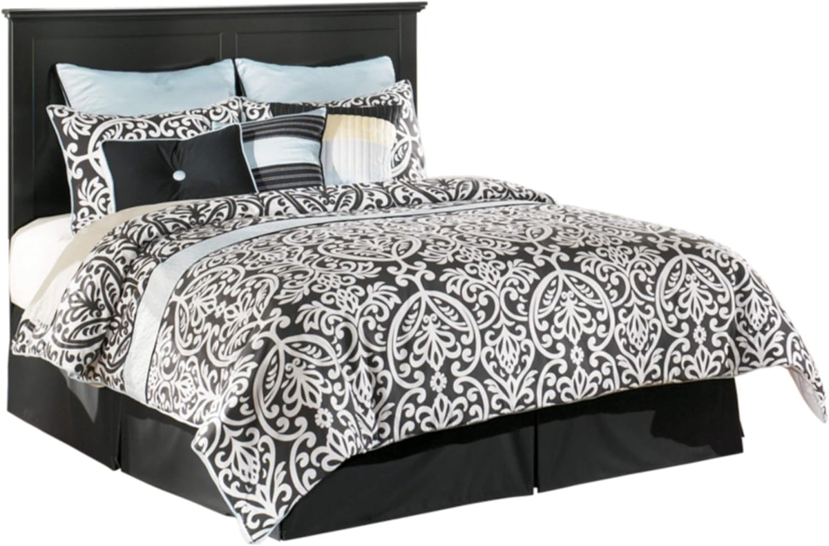 Rustic Farmhouse Panel Headboard King/California Black F327272