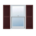 14 1/2 inchw x 94 inchh Vinyl Open Louver Shutters with Shutter-Loks L1634