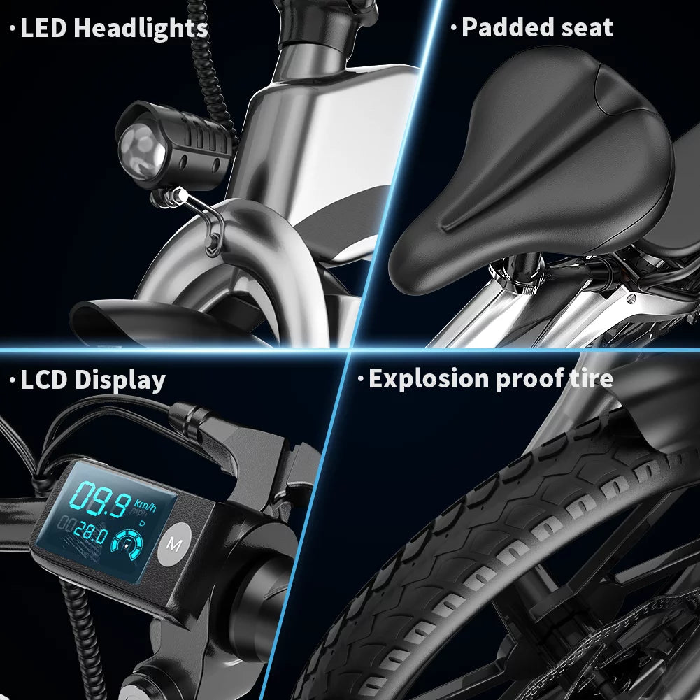Folding Electric Bike 400W 48V 12.8AH B71376