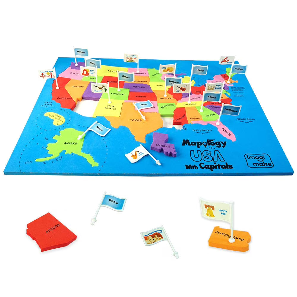 Mapology USA with Capitals Puzzle H204