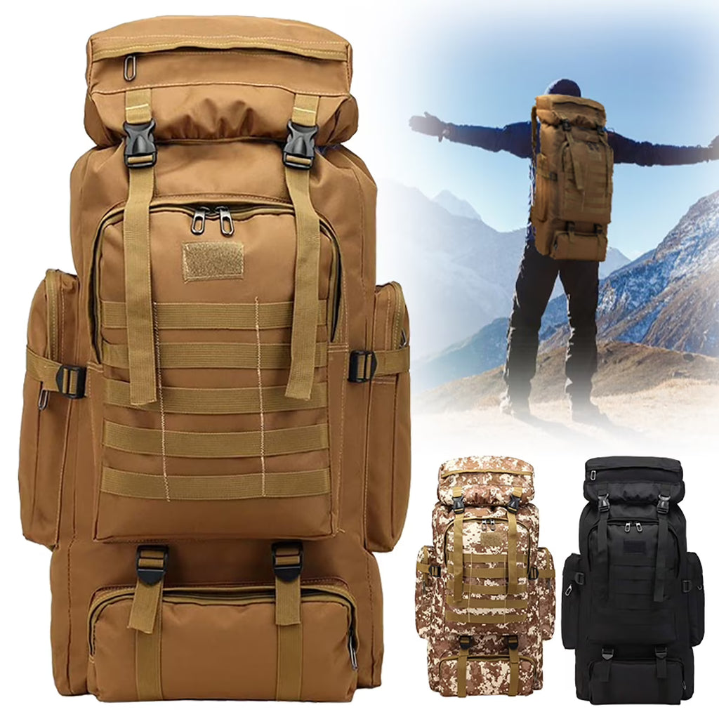80L Waterproof Hiking Backpack K3234