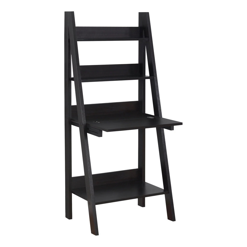 61" Coffee Brown Ladder Computer Desk N4065