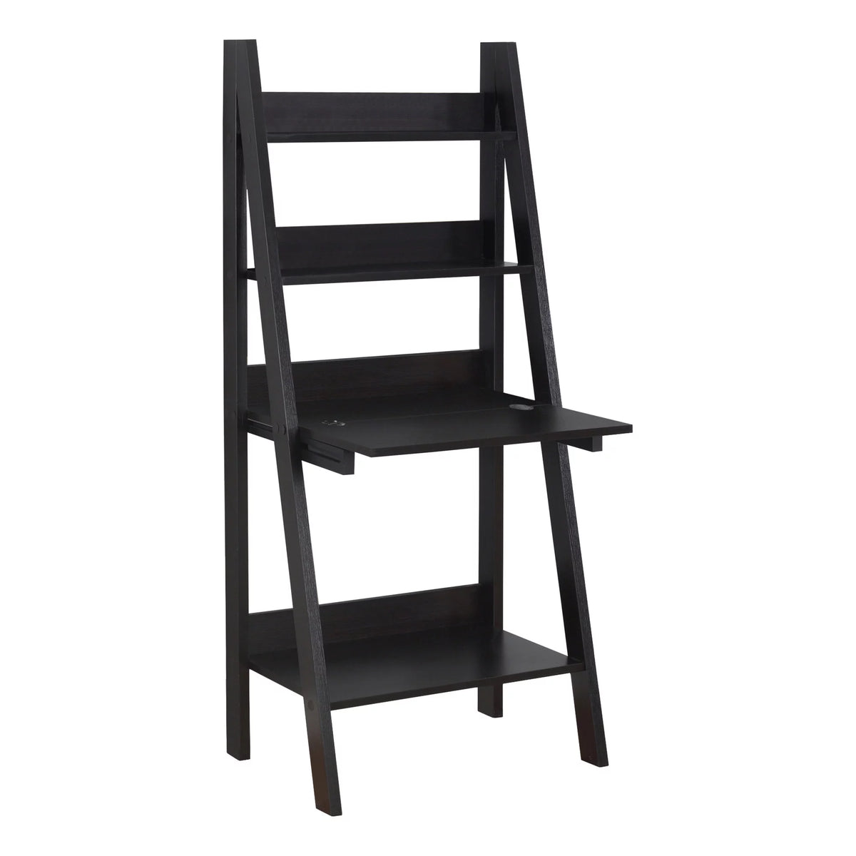 61" Coffee Brown Ladder Computer Desk N4065