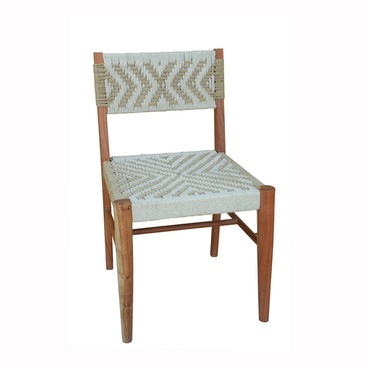 Gray and Brown Weaving Chair W396