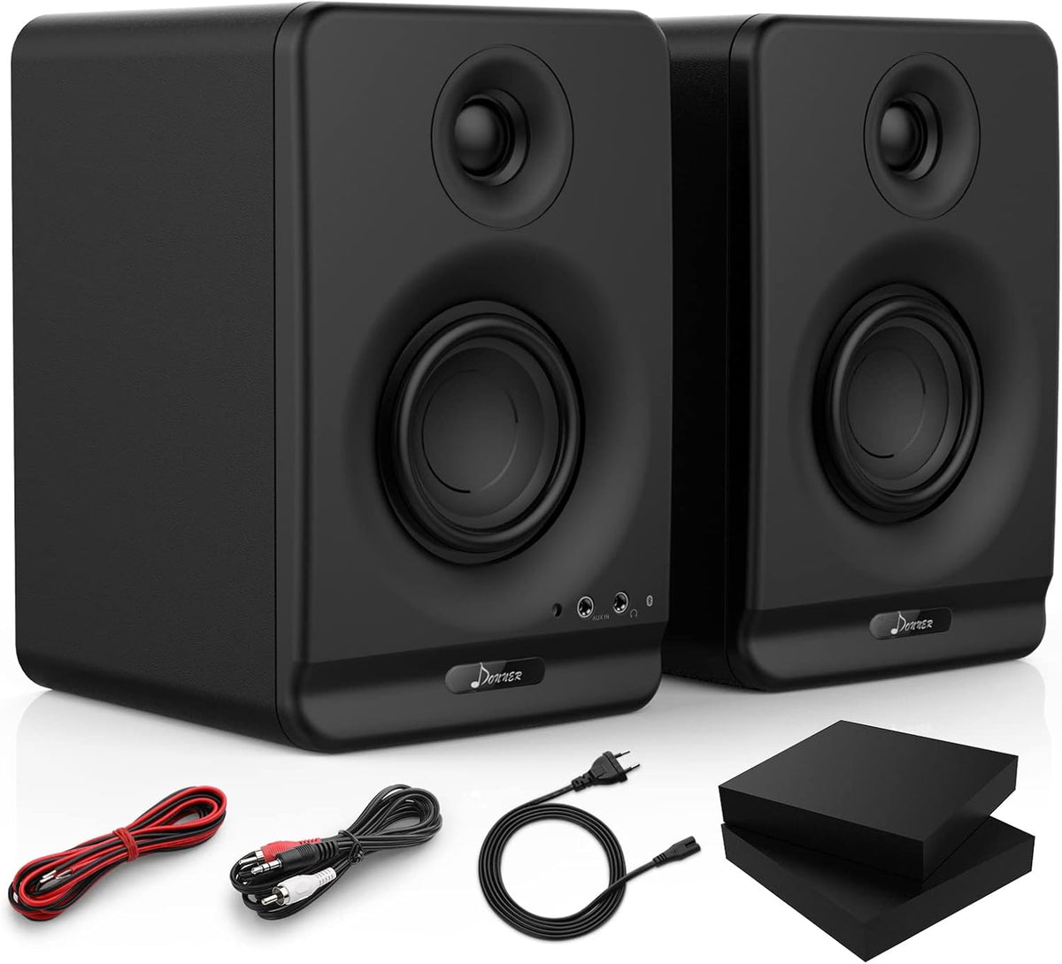 4 Near Field Studio Monitors with Bluetooth, 2-Pack Q155515